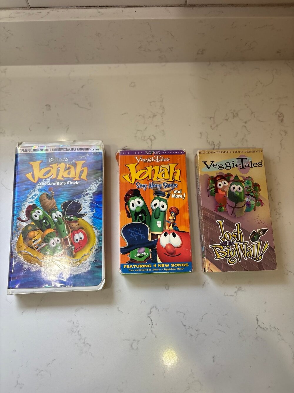 Veggie Tales VHS lot
